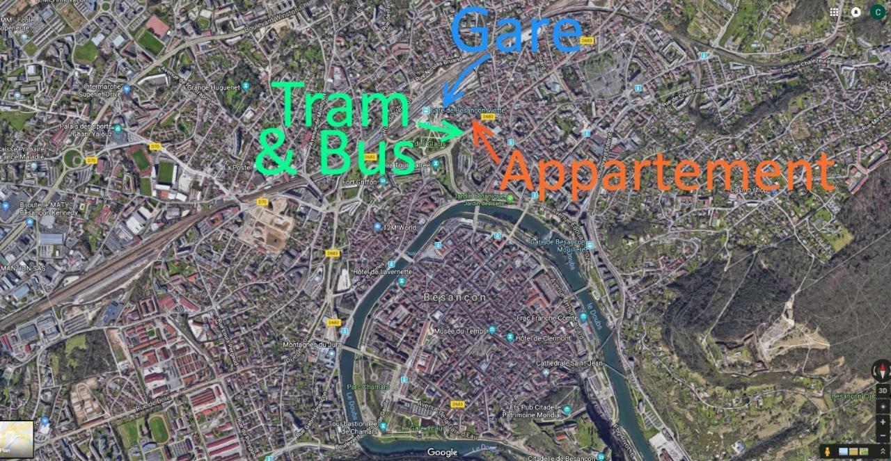 Bnbesak La Gare Viotte 贝桑松 外观 照片